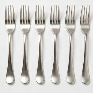 stainless steel dinner fork 6 pieces set