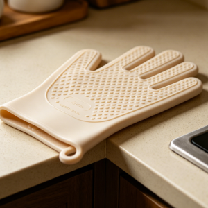 heat resistant silicone oven glove single piece